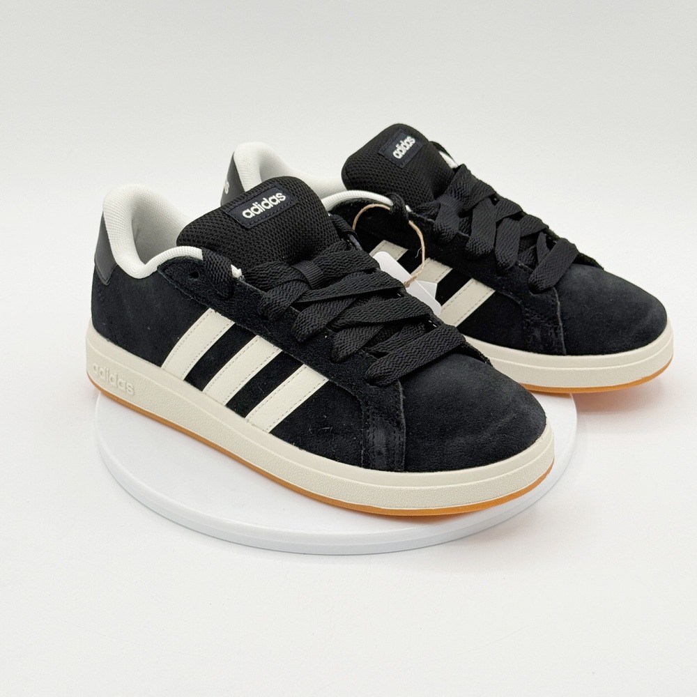 Adidas Grand Court 00s Size 3 Kids Black/White JH6178, NEW